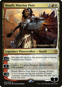 Huatli, Warrior Poet — Prerelease Cards