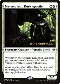 Mavren Fein, Dusk Apostle — Prerelease Cards