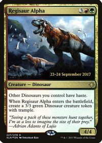 Regisaur Alpha — Prerelease Cards
