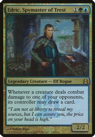 Edric, Spymaster of Trest (Commander Launch Promo) — Oversize Cards