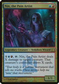 Nin, the Pain Artist (Commander Launch Promo) — Oversize Cards