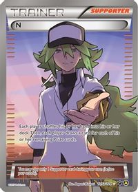 N (Supporter) - 105a/124 — Alternate Art Promos