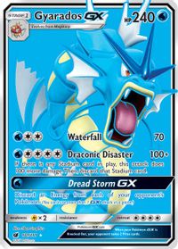 Gyarados GX (Full Art) — SM - Crimson Invasion