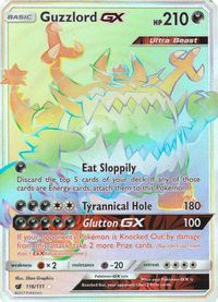 Guzzlord GX (Secret) — SM - Crimson Invasion