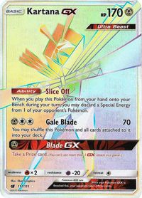 Kartana GX (Secret) — SM - Crimson Invasion