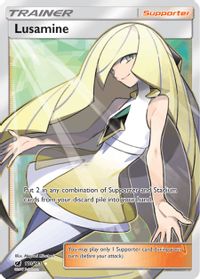Lusamine (Full Art) — SM - Crimson Invasion