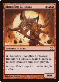 Bloodfire Colossus — 10th Edition