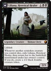 Liliana, Heretical Healer — From the Vault: Transform