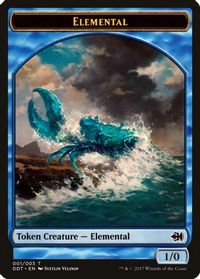 Elemental Token — Duel Decks: Merfolk vs. Goblins