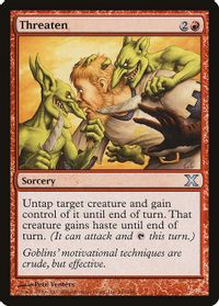Threaten — 10th Edition