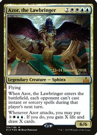 Azor, the Lawbringer — Prerelease Cards