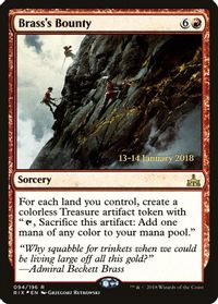 Brass's Bounty (RIX) — Prerelease Cards