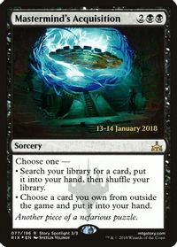 Mastermind's Acquisition — Prerelease Cards