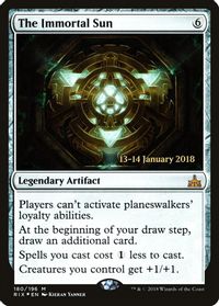 The Immortal Sun — Prerelease Cards