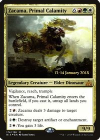 Zacama, Primal Calamity — Prerelease Cards