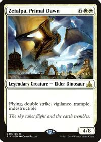 Zetalpa, Primal Dawn — Prerelease Cards