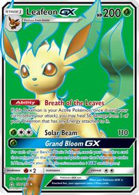 Leafeon GX (Full Art) — SM - Ultra Prism