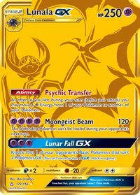 Lunala GX (Secret Rare) — SM - Ultra Prism