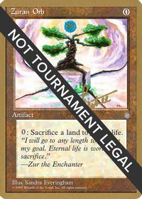 Zuran Orb - 1996 Bertrand Lestree (ICE) — World Championship Decks