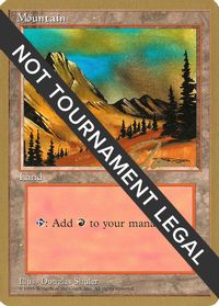 Mountain (C) - 1996 Eric Tam (4ED) — World Championship Decks