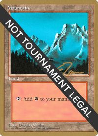 Mountain (B) - 1996 Eric Tam (4ED) — World Championship Decks