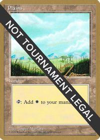 Plains (B) - 1996 Eric Tam (4ED) — World Championship Decks