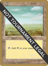 Plains (C) - 1996 Eric Tam (4ED) — World Championship Decks