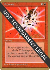 Detonate - 1996 Mark Justice (4ED) — World Championship Decks