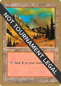Mountain (C) - 1996 Mark Justice (4ED) — World Championship Decks