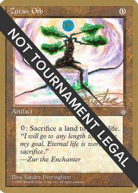 Zuran Orb - 1996 Mark Justice (ICE) — World Championship Decks
