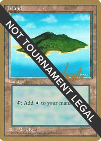 Island (B) - 1996 Michael Loconto (4ED) — World Championship Decks