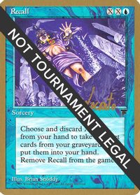 Recall - 1996 Michael Loconto (LEG) — World Championship Decks