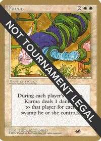 Karma - 1996 Preston Poulter (4ED) (SB) — World Championship Decks