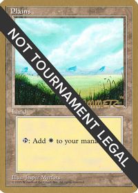 Plains (A) - 1996 Shawn "Hammer" Regnier (4ED) — World Championship Decks
