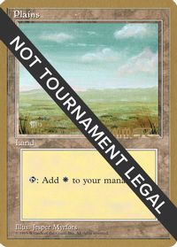 Plains (C) - 1996 Shawn "Hammer" Regnier (4ED) — World Championship Decks