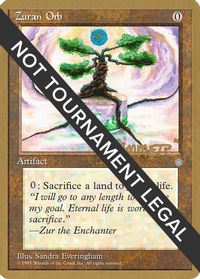 Zuran Orb - 1996 Shawn "Hammer" Regnier (ICE) — World Championship Decks