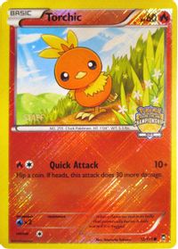 Torchic - 12/111 (City Championships) [Staff] — League & Championship Cards