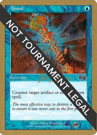 Annul - 2000 Jon Finkel (USG) (SB) — World Championship Decks