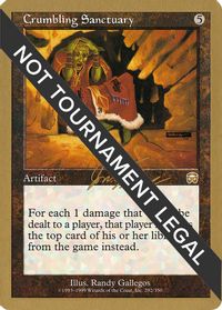 Crumbling Sanctuary - 2000 Jon Finkel (MMQ) — World Championship Decks