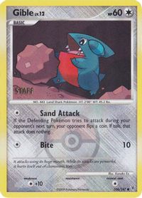 Gible - 106/147 (Championship Promo) [Staff] — League & Championship Cards