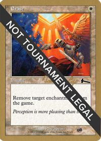 Erase - 2000 Tom van de Logt (6ED) (SB) — World Championship Decks