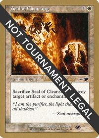 Seal of Cleansing - 2000 Tom van de Logt (NMS) (SB) — World Championship Decks