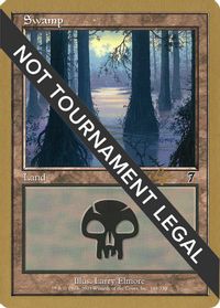 Swamp (348) - 2001 Tom van de Logt (7ED) — World Championship Decks