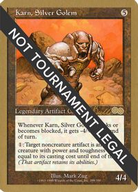 Karn, Silver Golem - 1999 Kai Budde (USG) — World Championship Decks
