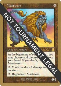 Masticore - 1999 Kai Budde (UDS) — World Championship Decks
