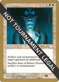 Aura of Silence - 1998 Brian Hacker (WTH) (SB) — World Championship Decks