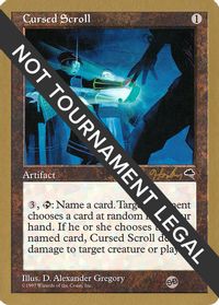 Cursed Scroll - 1998 Brian Hacker (TMP) (SB) — World Championship Decks