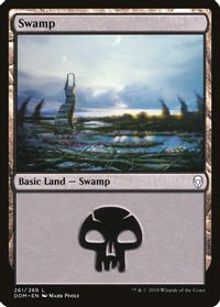 Swamp (261) — Dominaria