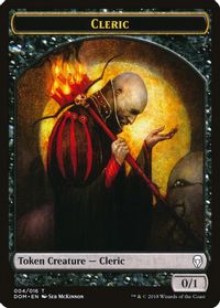 Cleric Token — Dominaria