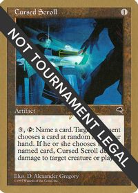 Cursed Scroll - 1999 Jakub Slemr (TMP) — World Championship Decks